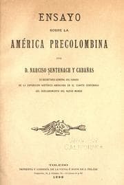 Tapa de Ensayo sobre la América precolombina