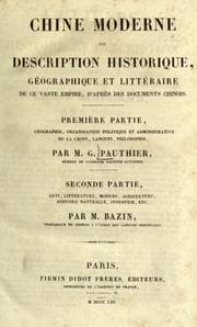 Tapa de Chine moderne, ou description historique, g©Øeographique et litt©Øeraire de ce vaste empire