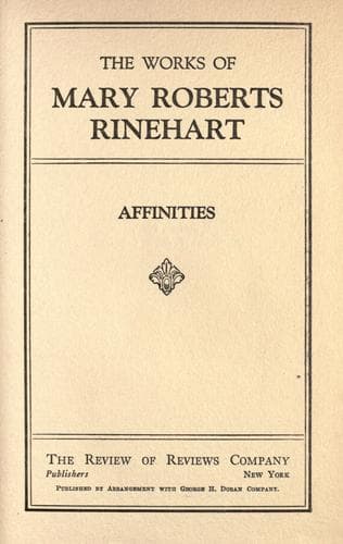 Tapa de Affinities