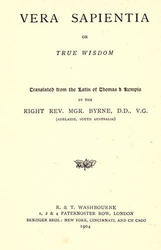 Tapa de Vera spaientia, or, True wisdom