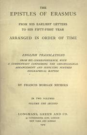 Tapa de The Epistles of Erasmus