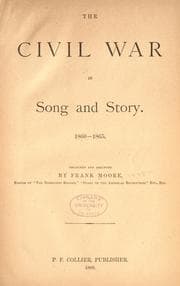 Tapa de The Civil War in song and story