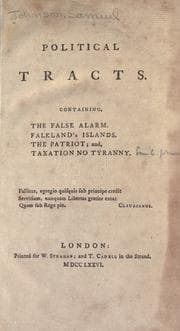 Tapa de Political tracts