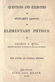 Tapa de Questions and exercises on Stewart's Lessons in elementary physics