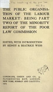 Tapa de The break-up of the poor law