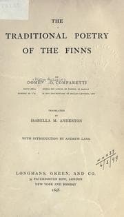 Tapa de The traditional poetry of the Finns