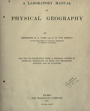 Tapa de A laboratory manual of physical geography