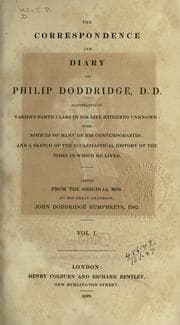 Tapa de The correspondence and diary of Philip Doddridge, D. D