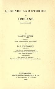 Tapa de Legends and stories of Ireland