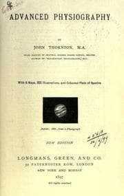 Tapa de Advanced physiography