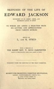 Tapa de Sketches of the life of Edward Jackson ..