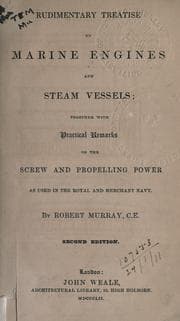 Tapa de Rudimentary treatise on marine engines and steam vessels