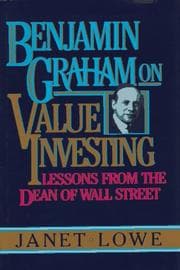 Tapa de Benjamin Graham on value investing