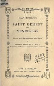 Tapa de Saint Genest and Venceslas