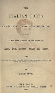 Tapa de The Italian poets