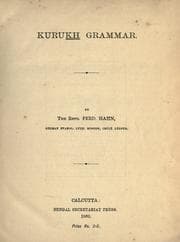 Tapa de Kurukh̲ grammar