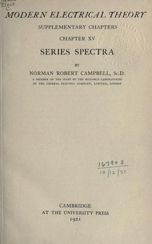 Tapa de Series Spectra.