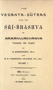 Tapa de The Brahma Sutra with Sribhashya