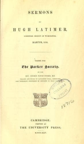 Tapa de Sermons