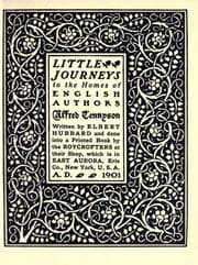Tapa de Little journeys to the homes of English authors