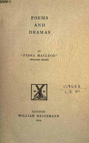 Tapa de Poems and dramas