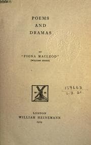 Tapa de Poems and dramas