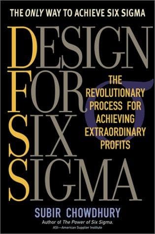 Tapa de Design for Six Sigma