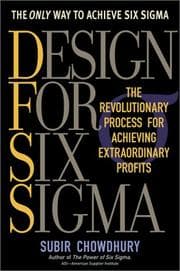 Tapa de Design for Six Sigma