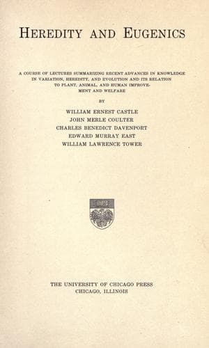 Tapa de Heredity and eugenics