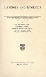 Tapa de Heredity and eugenics
