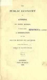 Tapa de The public economy of Athens