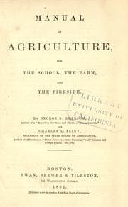 Tapa de Manual of agriculture