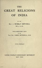 Tapa de The great religions of India