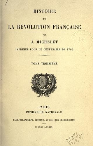 Tapa de Histoire de la R©Øevolution fran©ʻcais