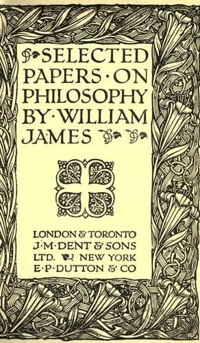 Tapa de Selected papers on philosophy