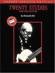 Tapa de Andres Segovia - 20 Studies for Guitar