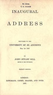Tapa de Inaugural Address