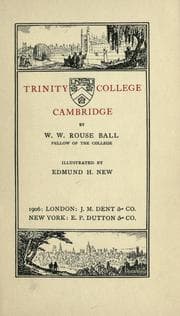 Tapa de Trinity college, Cambridge