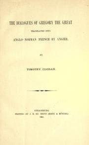 Tapa de The dialogues of Gregory the Great