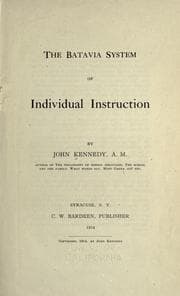 Tapa de The Batavia system of individual instruction