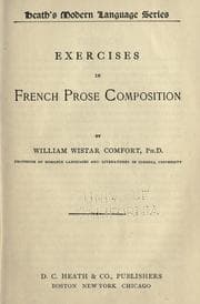 Tapa de Exercises in French prose composition