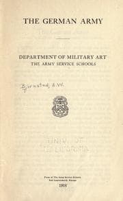 Tapa de The German army