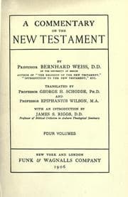 Tapa de A commentary on the New Testament