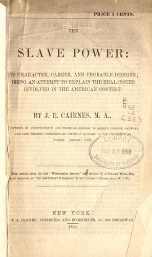 Tapa de The slave power