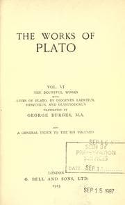 Tapa de Works of Plato