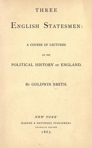 Tapa de Three English statesmen
