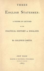 Tapa de Three English statesmen