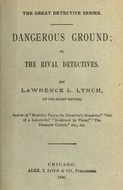 Tapa de Dangerous ground, or, The rival detectives