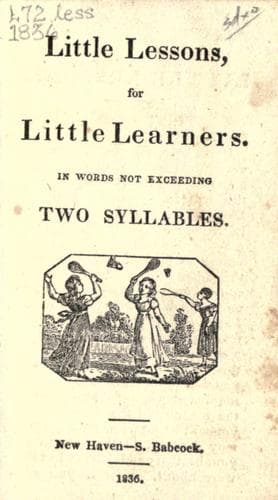 Tapa de Little lessons for little learners