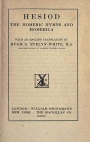 Tapa de Hesiod, the Homeric hymns, and Homerica